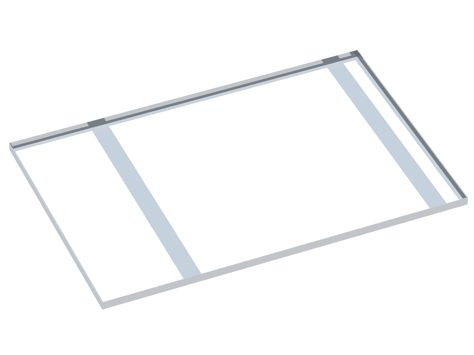 Panel Frame 3D Rendering